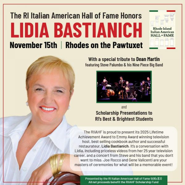 An Evening Honoring Lidia Bastianich & A Salute to Dean Martin <h4>Presented by Providence Auto Body & LIUNA Tri Funds</h4>