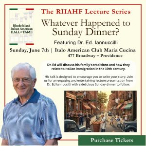 Whatever Happened to Sunday Dinner? Featuring Doctor Ed Iannuccilli